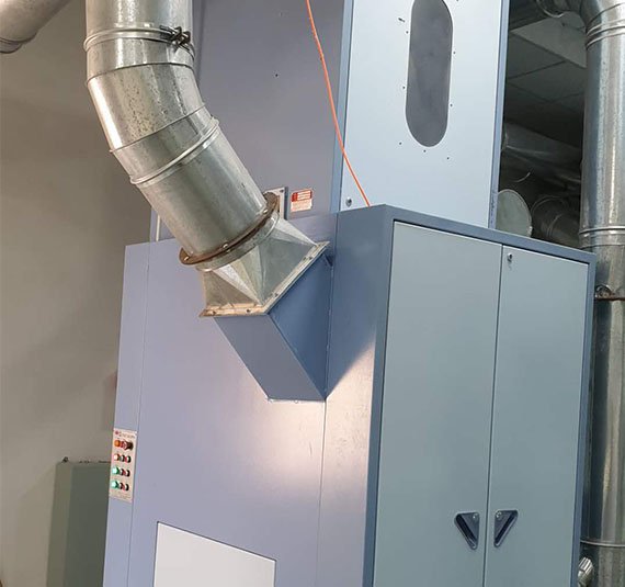 Condenser for spinning